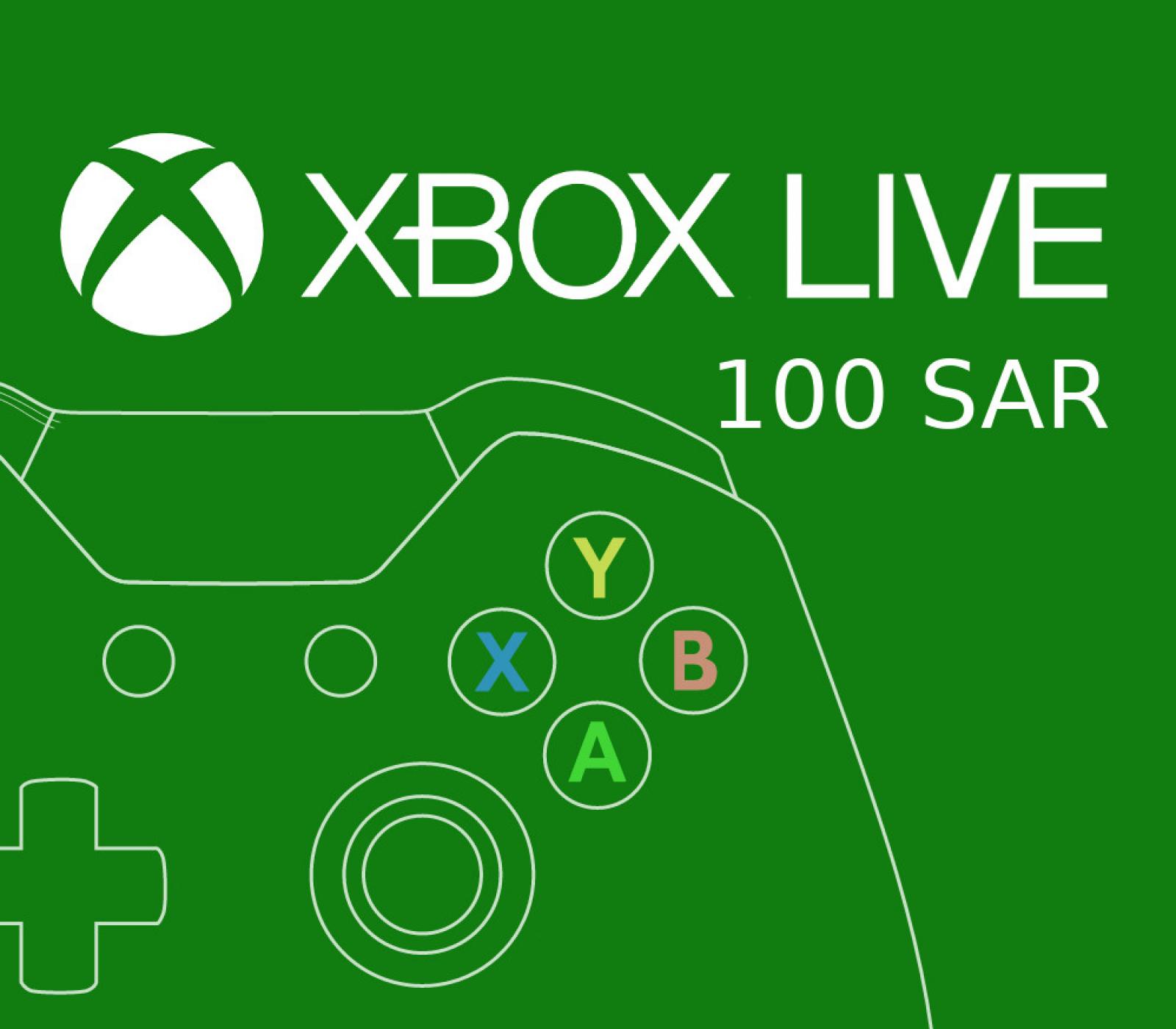 XBOX Live SAR 100 Prepaid Card SA