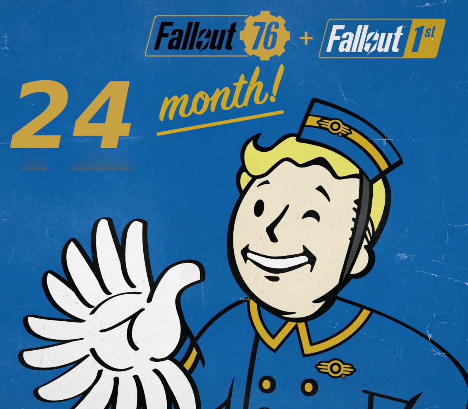 Fallout 76 + Fallout 1st 24 Months Subscription XBOX One / Xbox Series X|S Account