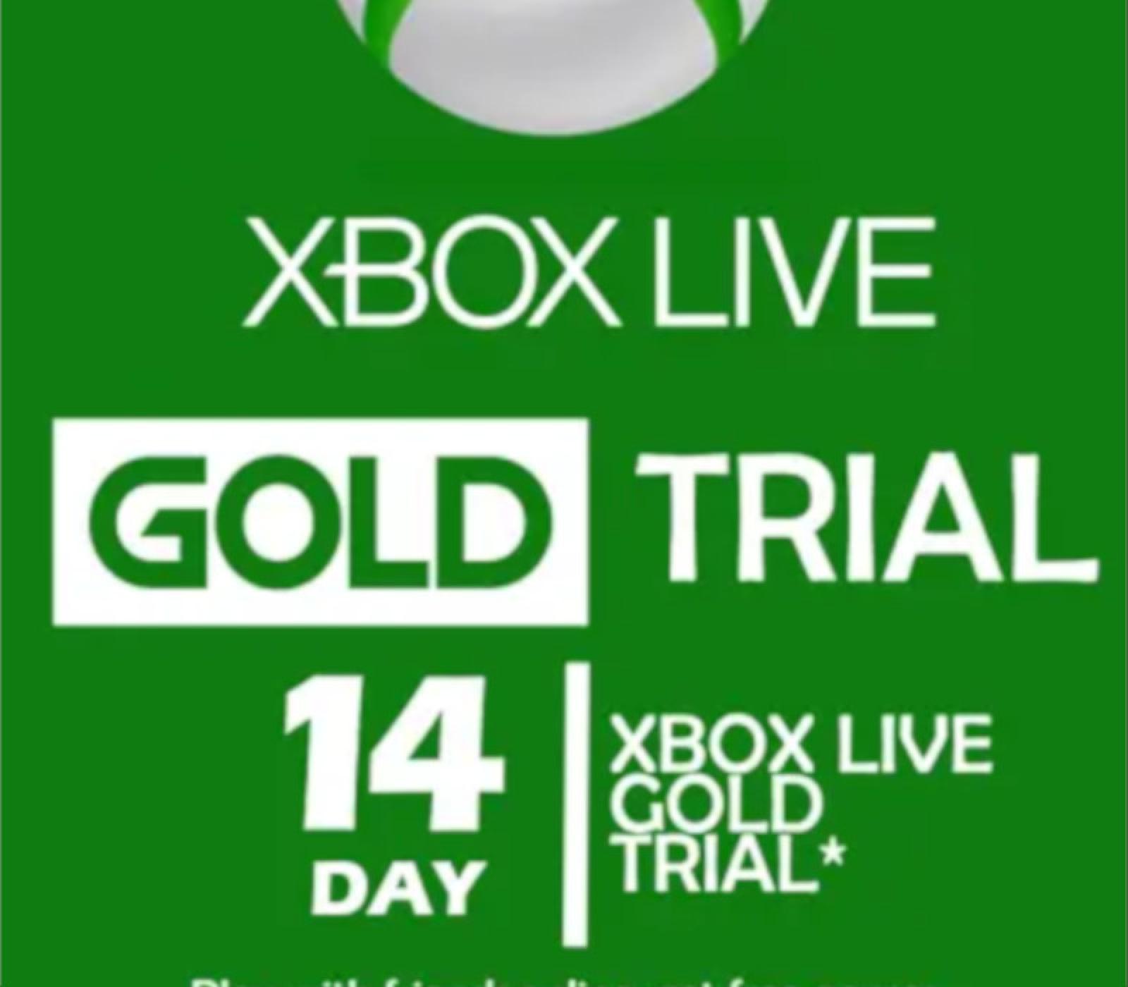 XBOX Live 14-day Gold Trial Membership