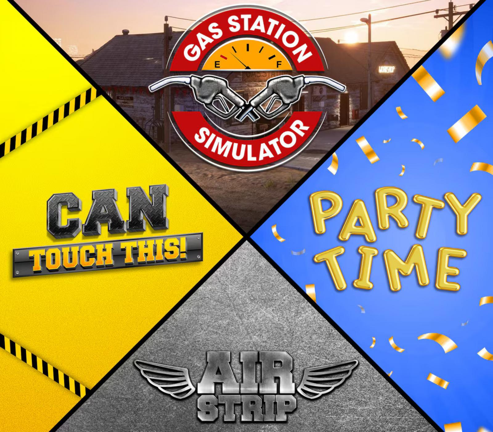 Gas Station Simulator, Airstrip DLC, Can Touch This DLC and Party Time DLC Bundle XBOX One / Xbox Series X|S Account
