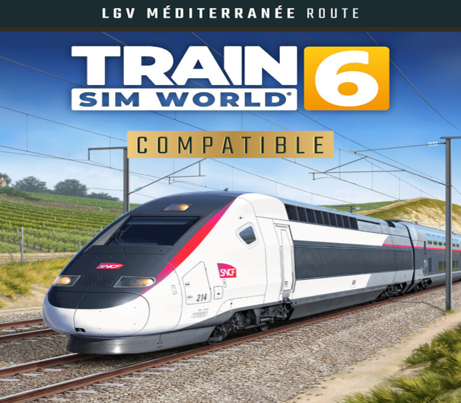 Train Sim World 6: LGV Mediterranee: Marseille - Avignon Route Add-On DLC EU XBOX One / Xbox Series X|S / PC CD Key