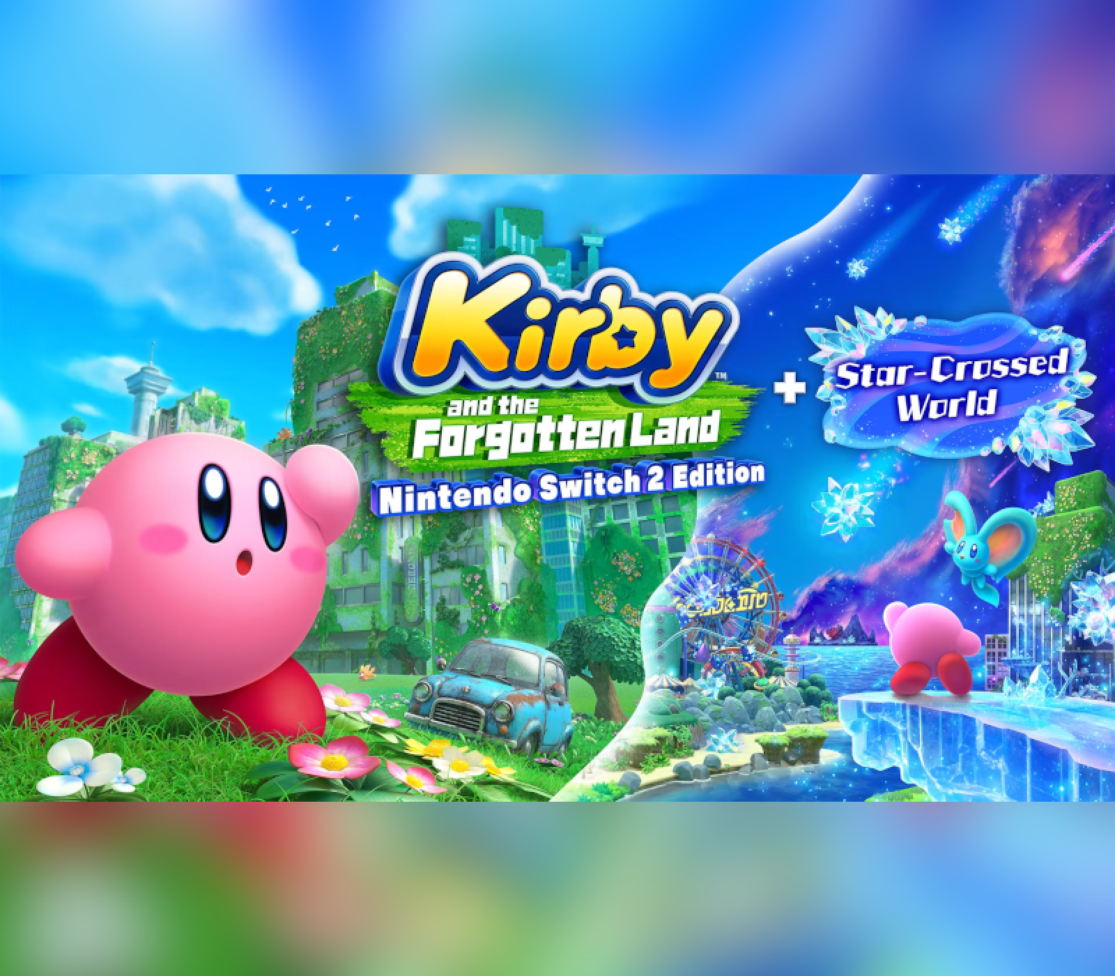 Kirby and the Forgotten Land + Star-Crossed World Nintendo Switch 2 Online Account Activation