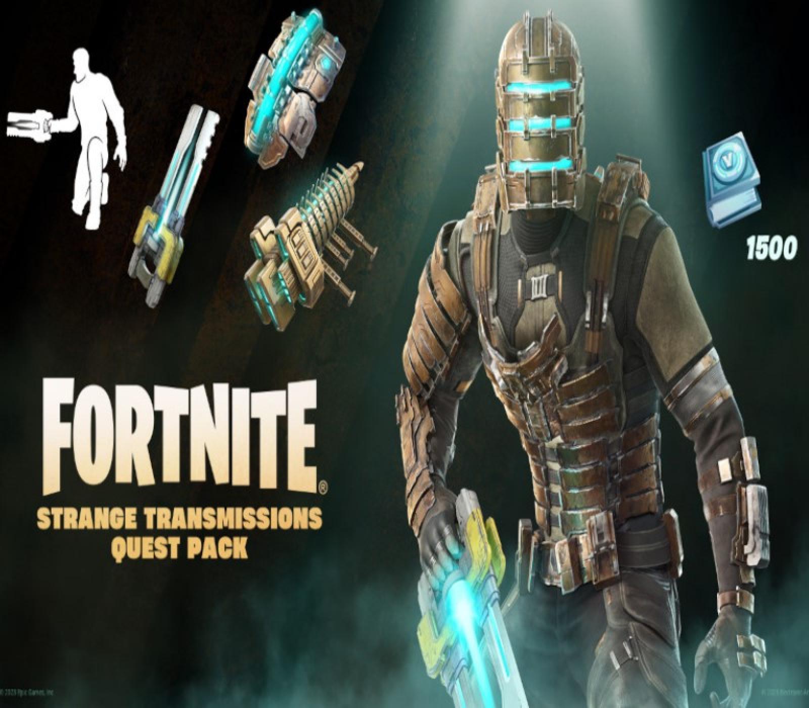 Fortnite - Strange Transmissions Quest Pack + 1,500 V-Bucks Challenge DLC ZA XBOX One / Xbox Series X|S CD Key