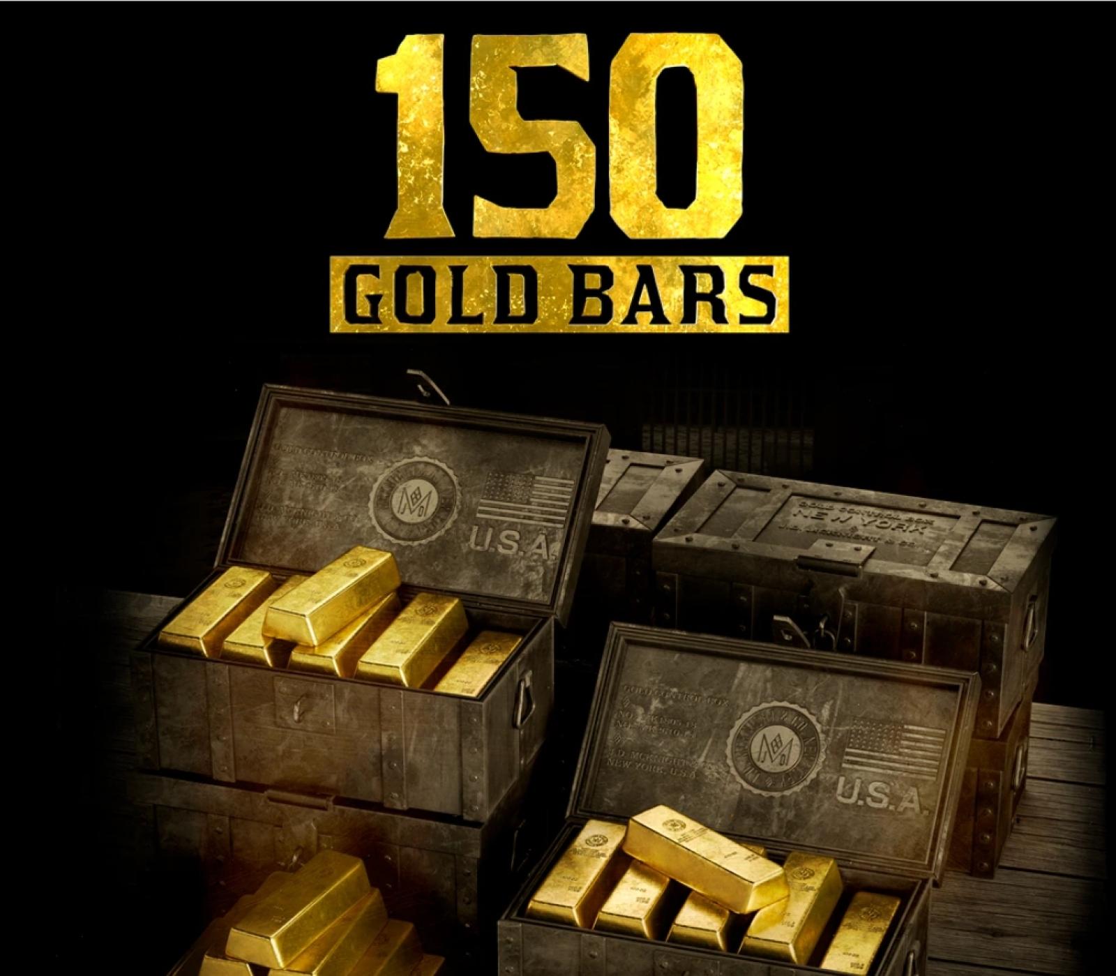 Red Dead Online - 150 Gold Bars EN Language Only XBOX One CD Key