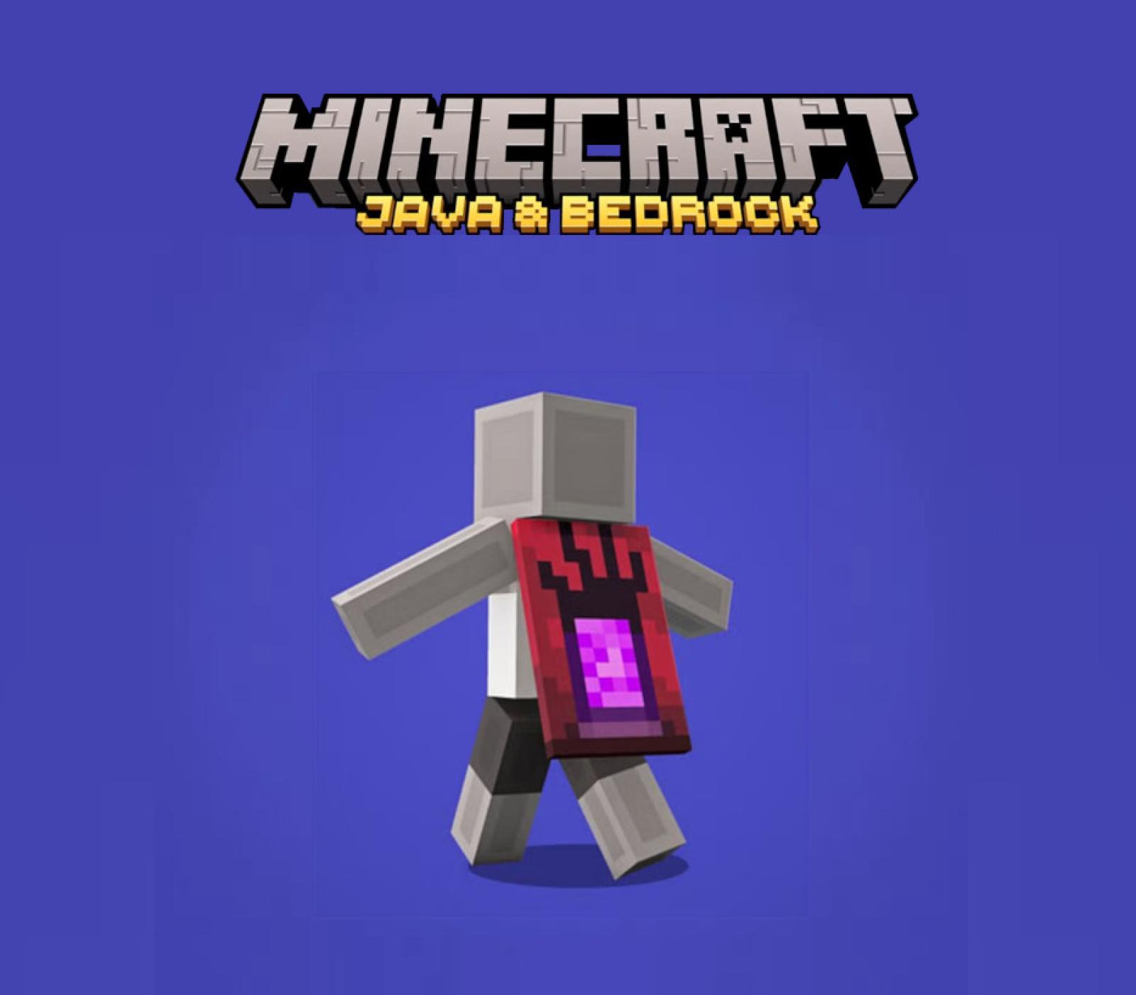 Minecraft Java & Bedrock Edition - Menace Cape DLC EU XBOX One / Xbox Series X|S / PC CD Key