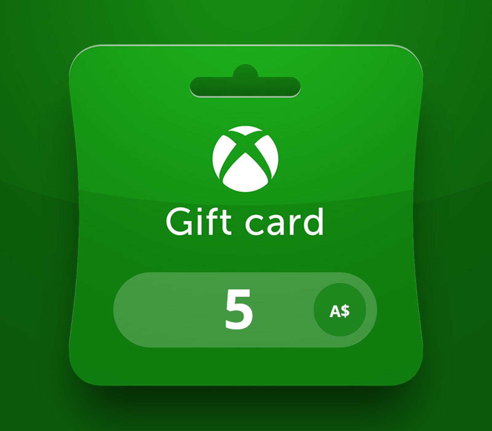 XBOX Live AUD 5 Prepaid Card AU
