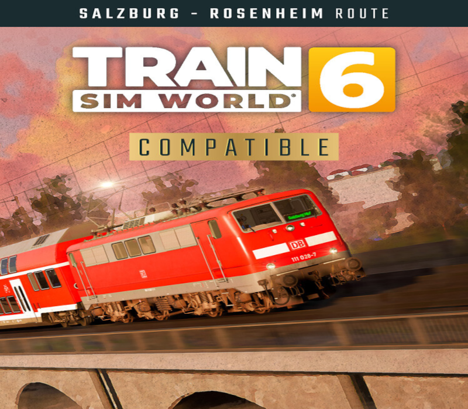 Train Sim World 6: Bahnstrecke Salzburg - Rosenheim Route Add-On DLC EU XBOX One / Xbox Series X|S / PC CD Key