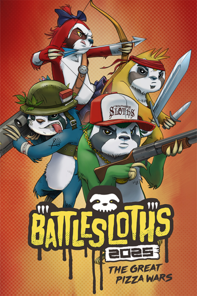 Battlesloths 2025: The Great Pizza Wars Steam Key GLOBAL