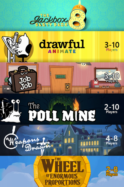 The Jackbox Party Pack 8 (PC) - Steam Key - GLOBAL